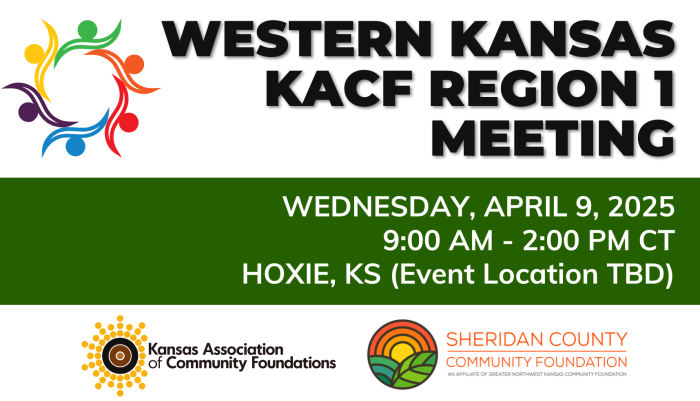 Regional meeting logo for western Kansas